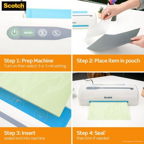 Scotch Thermal Laminating Pouches Alternate-Image3/500