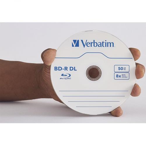 Verbatim BD R DL 50GB 8X Verbatim, Hard Coat, 25pk Spindle Alternate-Image3/500