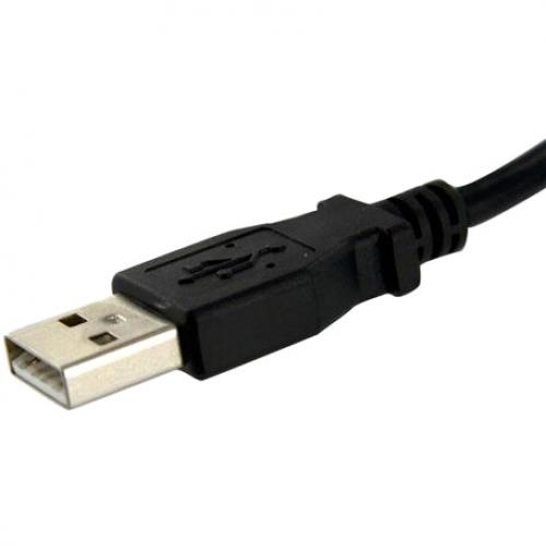 StarTech.com 2 Ft Panel Mount USB Cable A To A   F/M Alternate-Image3/500
