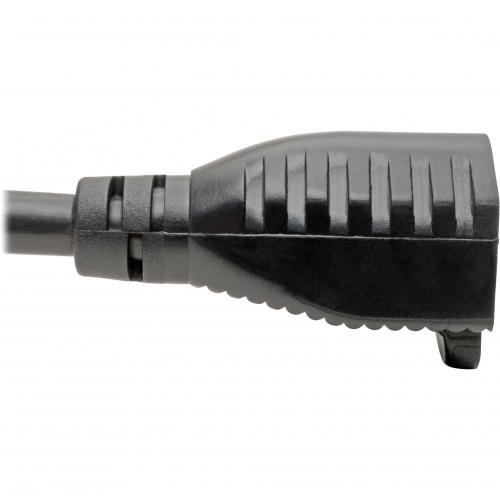 Eaton Tripp Lite Series Power Cord Adapter, NEMA 5 15R To NEMA L5 15P   Heavy Duty, 15A, 120V, 14 AWG, 1 Ft. (0.31 M), Black Alternate-Image3/500