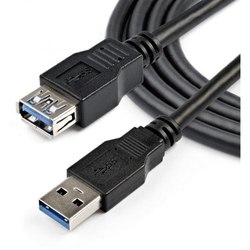 StarTech.com 2m Black SuperSpeed USB 3.0 (5Gbps) Extension Cable A To A   M/F Alternate-Image3/500