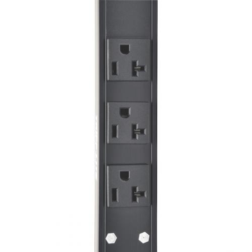 Tripp Lite By Eaton 2kW Single Phase Local Metered PDU, 100 127V Outlets (6 5 15/20R), L5 20P/5 20P Adapter, 0U Vertical, 24 In. Alternate-Image3/500