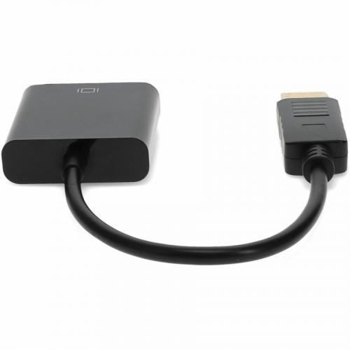HP AS615AA Compatible DisplayPort 1.2 Male To VGA Female Black Adapter For Resolution Up To 1920x1200 (WUXGA) Alternate Image3/500