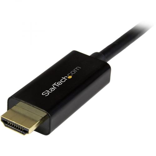 StarTech.com DisplayPort To HDMI Converter Cable   6 Ft (2m)   4K Alternate-Image3/500