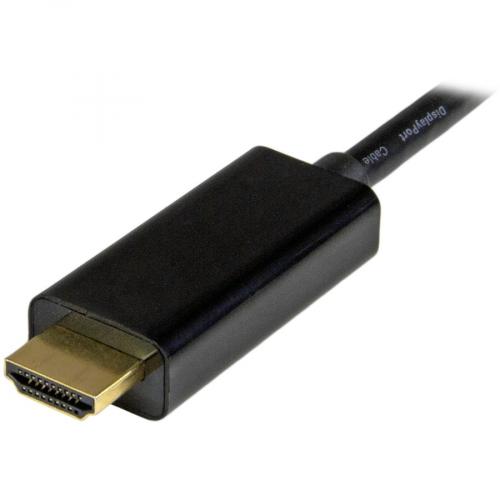 StarTech.com 6ft (2m) Mini DisplayPort To HDMI Cable, 4K 30Hz Video, Mini DP To HDMI Adapter/Converter Cable, MDP To HDMI Monitor/Display Alternate-Image3/500