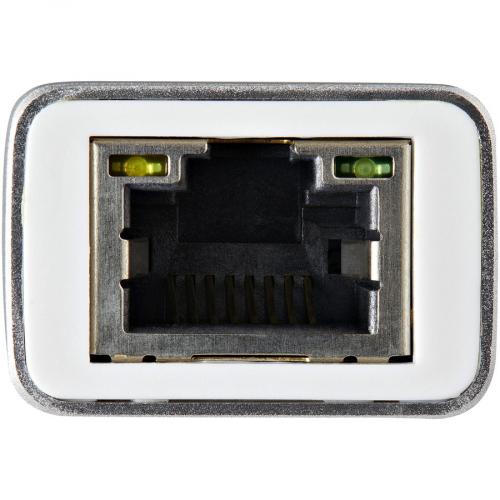 StarTech.com USB C To Gigabit Ethernet Adapter   Aluminum   Thunderbolt 3 Port Compatible   USB Type C Network Adapter Alternate-Image3/500