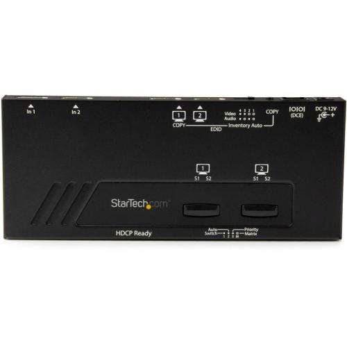 StarTech.com 2x2 HDMI Matrix Switch   4K With Fast Switching, Auto Sensing And Serial Control Alternate-Image3/500