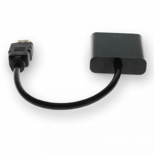 HP H4F02UT#ABA Compatible HDMI 1.3 Male To VGA Female Black Active Adapter For Resolution Up To 1920x1200 (WUXGA) Alternate Image3/500