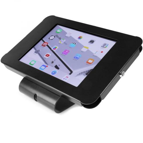 StarTech.com Secure Tablet Stand   Security Lock Protects Your Tablet From Theft And Tampering   Easy To Mount To A Desk / Table / Wall Or Directly To A VESA Compatible Monitor Mount   Supports IPad And Other 9.7" Tablets   Steel Construction   Th... Alternate-Image3/500
