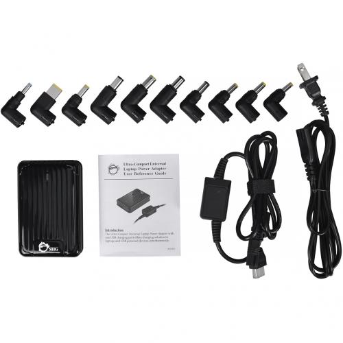 SIIG Ultra Compact Universal Laptop Power Adapter   90W Alternate-Image3/500