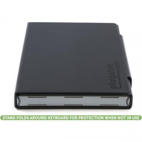 Plugable Foldable Bluetooth Keyboard Compatible With IPad, IPhones, Android, And Windows Alternate-Image3/500