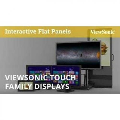 ViewSonic TD2210 22 Inch 1080p Single Point Resistive Touch Screen Monitor With DVI And VGA Alternate-Image3/500
