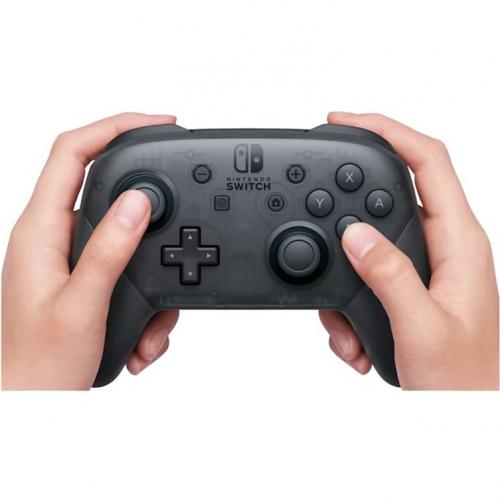 Nintendo Switch Pro Controller   Wireless   For Nintendo Switch   Motion Controls   HD Rumble   Built In Amiibo Functionality Alternate-Image3/500