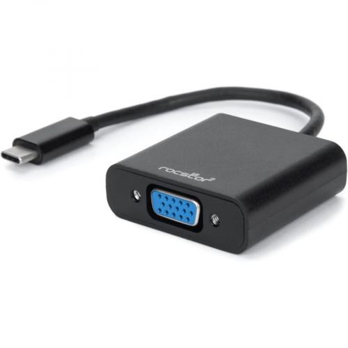 Rocstor 6 Inch Premium USB C To VGA Adapter Converter Alternate-Image3/500