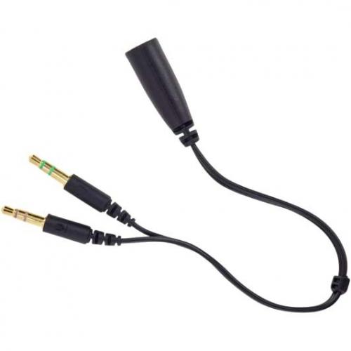 Cyber Acoustics AC 6010 Stereo Headset W/ Single Plug And Y Adapter Alternate-Image3/500