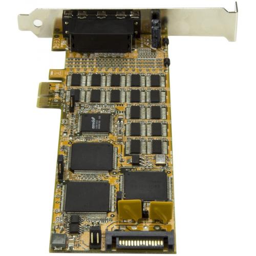 StarTech.com 16 Port PCI Express Serial Card   Low Profile   High Speed PCIe Serial Card With 16 DB9 RS232 Ports Alternate-Image3/500