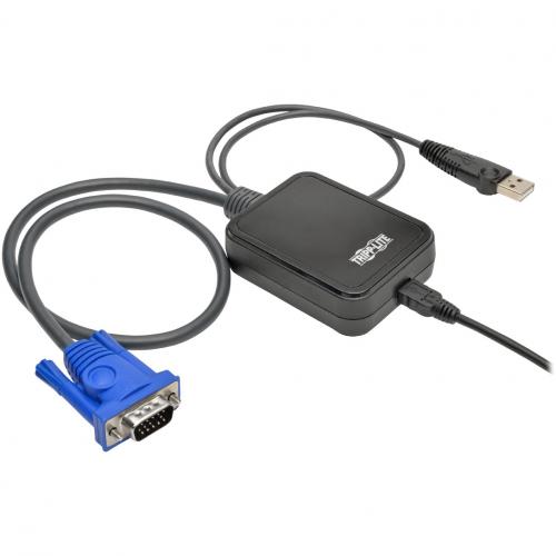 Tripp Lite By Eaton KVM Console To USB 2.0 Portable Laptop Crash Cart Adapter With File Transfer And Video Capture, 1920 X 1200 @ 60 Hz Alternate-Image3/500