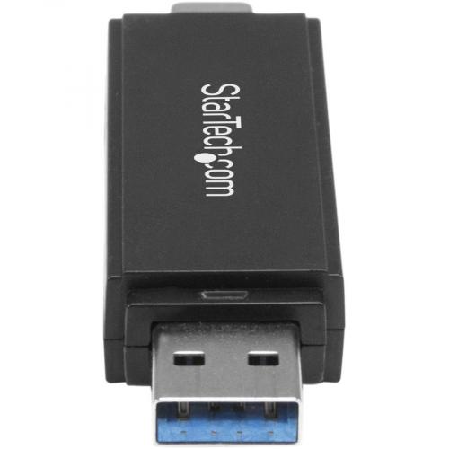StarTech.com USB 3.0 Memory Card Reader For SD And MicroSD Cards   USB C And USB A   Portable USB SD And MicroSD Card Reader Alternate-Image3/500