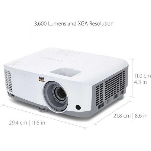 ViewSonic PA503X 3800 Lumens XGA High Brightness Projector Projector For Home And Office With HDMI Vertical Keystone Alternate-Image3/500