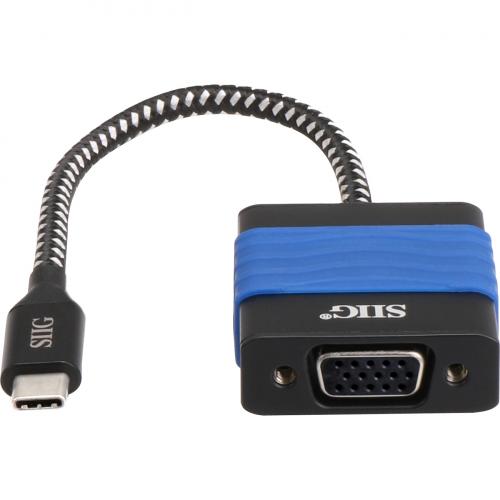SIIG USB Type C To VGA Video Cable Adapter Alternate-Image3/500