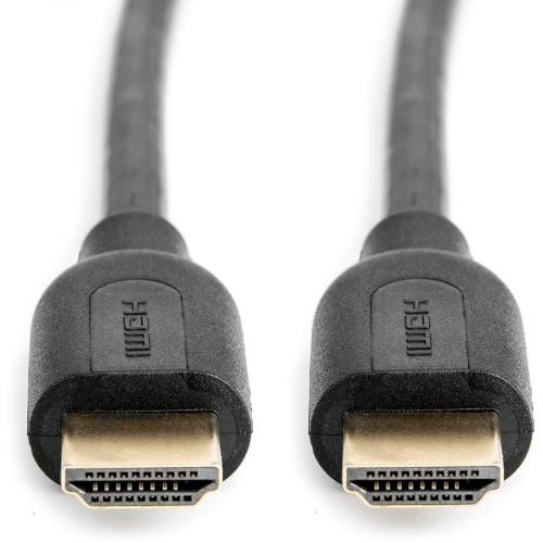 Rocstor Premium 1ft High Speed HDMI (M/M) Cable With Ethernet   Cable Length: 1ft   HDMI For Audio/Video Device   1.28 GB/s   1 Ft   1 X HDMI Male Digital Audio/Video   1 X HDMI Male Digital Audio/Video   Gold Plated Connector   Black ETHERNET CAB... Alternate-Image3/500