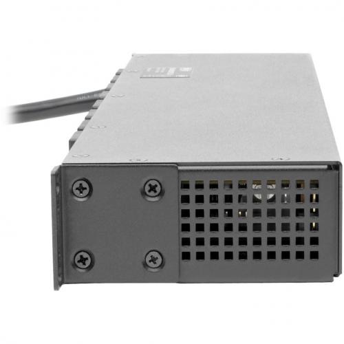 Tripp Lite By Eaton 1.9kW Single Phase Switched PDU, LX Interface, 120V Outlets (8 5 15/20R), NEMA L5 20P/5 20P Input, 12 Ft. (3.66 M) Cord, 1U Rack, TAA Alternate-Image3/500