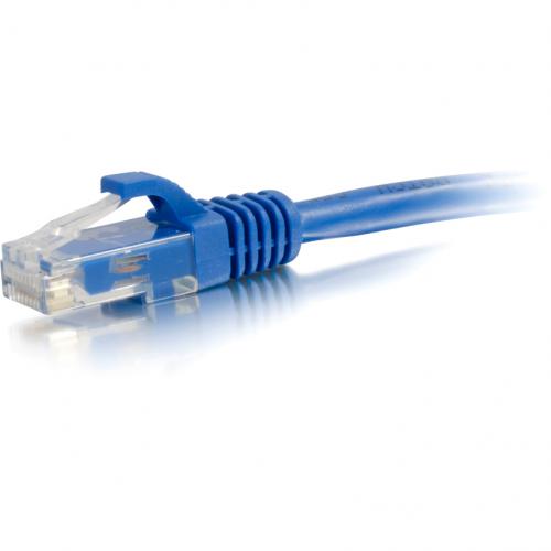 C2G 1ft Cat6 Cable   Snagless Unshielded (UTP) Ethernet Cable   Network Patch Cable   PoE   Blue Alternate-Image3/500