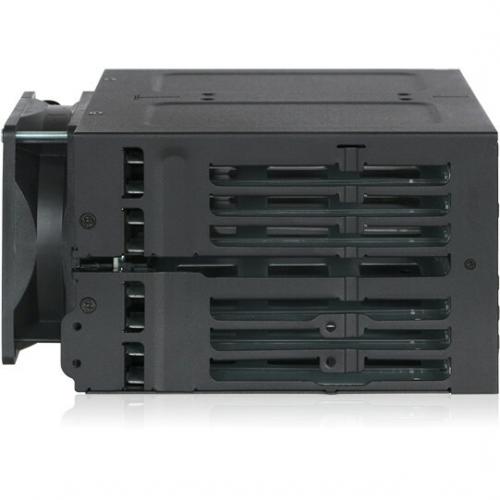 Icy Dock ToughArmor MB516SP B Drive Enclosure For 5.25"   Serial ATA, Mini SAS HD Host Interface Internal   Black Alternate-Image3/500