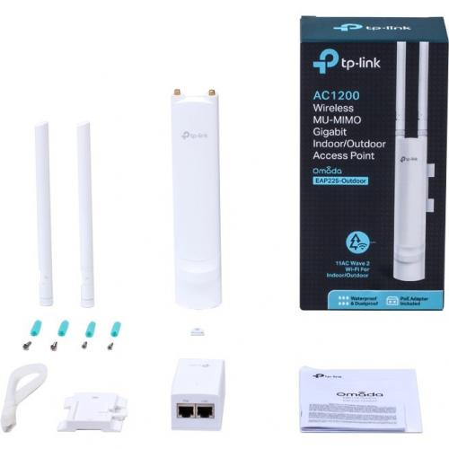 TP Link EAP225 Outdoor   Omada AC1200 Wireless Gigabit Outdoor Access Point Alternate-Image3/500
