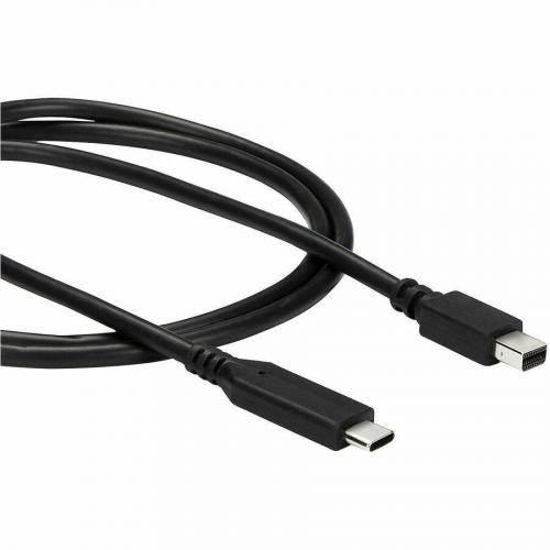 StarTech.com 1 M / 3.3 Ft. USB C To Mini DisplayPort Cable   4K 60Hz   Black   USB 3.1 Type C To Mini DP Adapter Cable   MDP Cable Alternate-Image3/500
