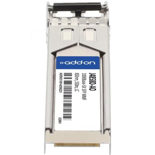 AddOn HP J4858D Compatible TAA Compliant 1000Base SX SFP Transceiver (MMF, 850nm, 550m, LC) Alternate-Image3/500