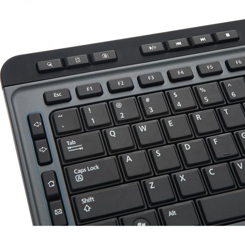 Verbatim Wireless Multimedia Keyboard And 6 Button Mouse Combo   Black Alternate-Image3/500