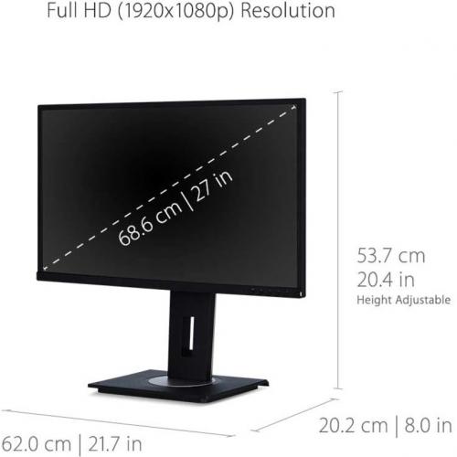 ViewSonic VG2748 27" Full HD WLED LCD Monitor   16:9 Alternate-Image3/500