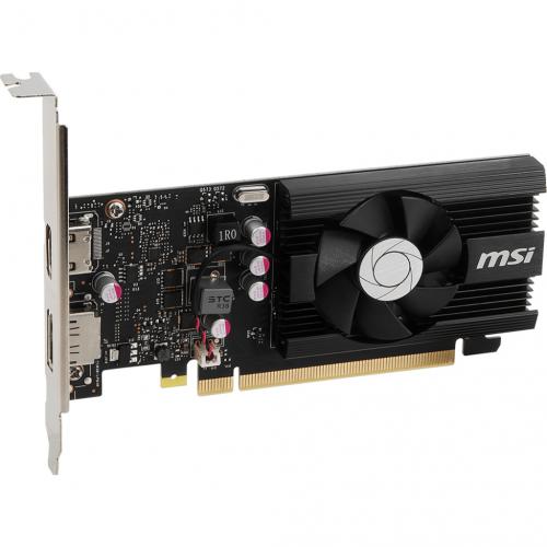 MSI NVIDIA GeForce GT 1030 Graphic Card   2 GB DDR4 SDRAM   Low Profile Alternate-Image3/500