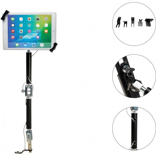 CTA Digital Multi Flex Vehicle Mount For Tablet, IPad Pro, IPad Mini, IPad Air Alternate-Image3/500