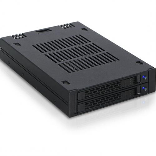 Icy Dock ExpressCage MB742SP B Drive Enclosure For 3.5"   Serial ATA/600 Host Interface Internal   Black Alternate-Image3/500