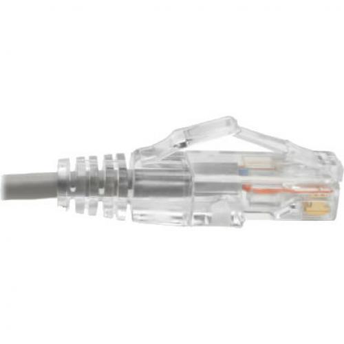 Eaton Tripp Lite Series Cat6 Gigabit Snagless Slim UTP Ethernet Cable (RJ45 M/M), PoE, Gray, 5 Ft. (1.52 M) Alternate-Image3/500