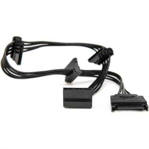 Rocstor Splitter Cord   For Hard Drive, Solid State Drive, Optical Drive   Black Alternate-Image3/500