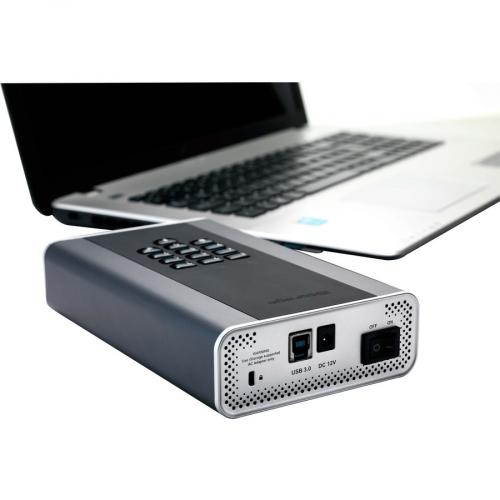 IStorage DiskAshur DT2 3 TB Secure Encrypted Desktop Hard Drive | FIPS Level 3 | Password Protected | Dust/Water Resistant. IS DT2 256 3000 C X Alternate-Image3/500