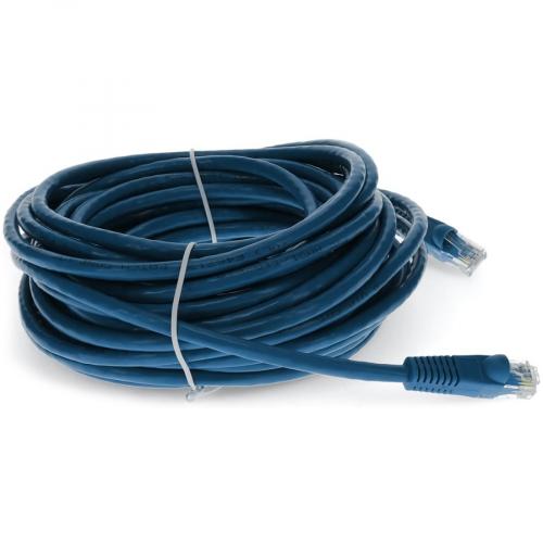 AddOn 15ft RJ 45 (Male) To RJ 45 (Male) Straight Blue Cat6 UTP PVC Copper Patch Cable Alternate-Image3/500