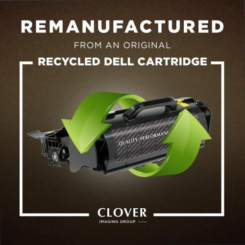 Clover Technologies Remanufactured Toner Cartridge   Alternative For Dell   Black Alternate-Image3/500
