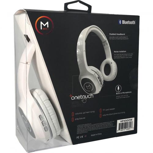 Morpheus 360 Tremors Wireless On Ear Headphones   Bluetooth 5.0 Headset With Microphone   HP4500W Alternate-Image3/500