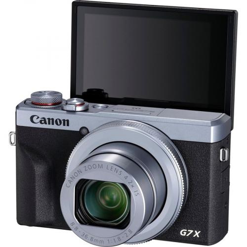 Canon PowerShot G7 X Mark III 20.1 Megapixel Compact Camera   Silver Alternate-Image3/500