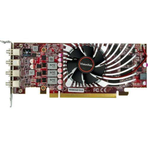 VisionTek AMD Radeon RX 560 Graphic Card   4 GB GDDR5   Low Profile Alternate-Image3/500