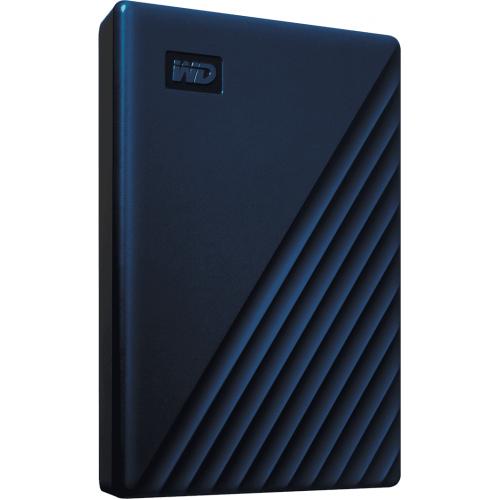 WD My Passport For Mac 4 TB Portable Hard Drive   External   Midnight Blue Alternate-Image3/500