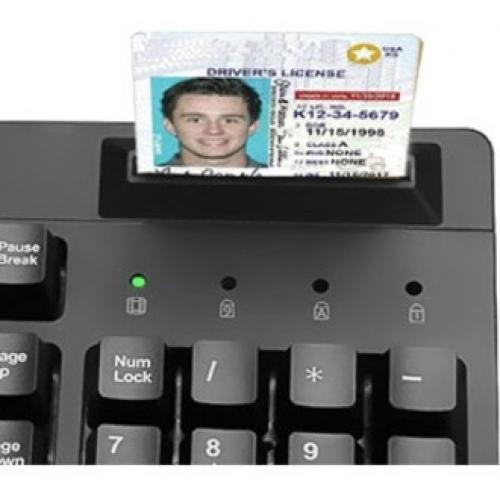 Adesso EasyTouch 630SB TAA   Smart Card Reader Keyboard (TAA Compliant) Alternate-Image3/500