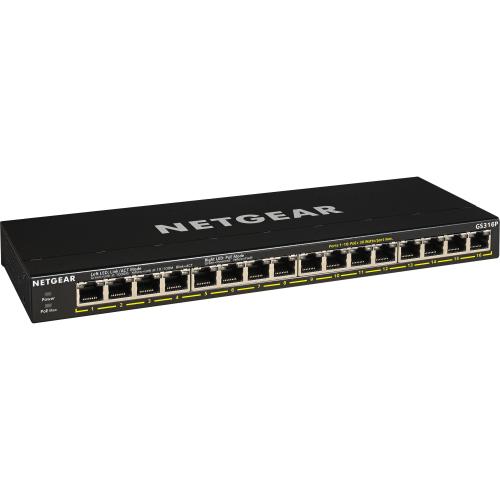 Netgear GS316P Ethernet Switch Alternate-Image3/500
