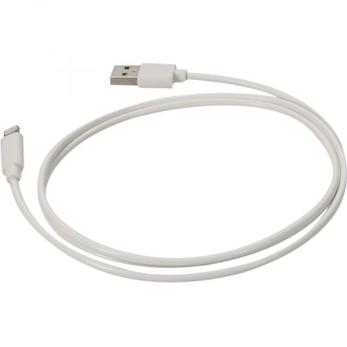 AddOn 1m Apple Computer Compatible USB 2.0 (A) Male To Lightning Male White Cable Alternate-Image3/500