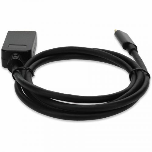 AddOn 3ft USB 3.1 (C) Male To DisplayPort Male Black Cable Alternate-Image3/500