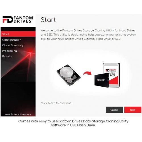 Fantom Drives FD 5TB Hard Drive Upgrade Kit With Seagate Barracuda ST5000LM000 (2.5" / 15mm), Fantom Drives USB 3.0 To SATA Cable Converter And Fantom Drives Cloning Software Inside USB Flash Drive   1 Year Warranty   (HDD5000M KIT) Alternate-Image3/500